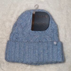 Apana Soft Blue Knit Beanie